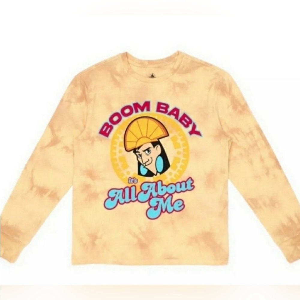 Disney Parks The Emperor's New Groove "Boom Baby It's All About Me" shirt size S